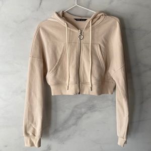 Crop zip up